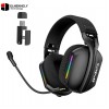 ONIKUMA GT808 Tri-Mode Gaming Headset – 2.4G Wireless, Bluetooth & Wired Connection, Lightweight Over-Ear Design, RGB Lighting, Built-in Mic, 50mm Drivers, 60H Battery Life – Black ONIKUMA GT808 Tri-Mode Gaming Headset – 2.4G Wireless, Bluetooth & Wired Connection, Lightweight Over-Ear Design, RGB Lighting, Built-in Mic, 50mm Drivers, 60H Battery Life – Black