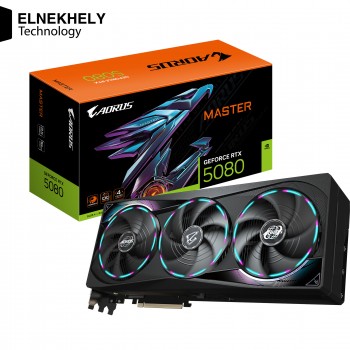 GIGABYTE AORUS GeForce RTX 5080 Master 16G Graphics Card, WINDFORCE Cooling, 16GB 256-Bit GDDR7, PCIe 5.0, 8K Display Support, Gaming Video Card GIGABYTE AORUS GeForce RTX 5080 Master 16G Graphics Card, WINDFORCE Cooling, 16GB 256-Bit GDDR7, PCIe 5.0, 8K Display Support, Gaming Video Card