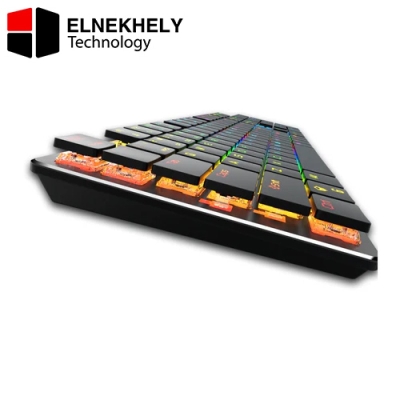 Meetion MK80 Mechanical Gaming Keyboard RGB Backlit, Blue Switch, Full Anti-Ghosting, 104 Keys, Black – MT-MK80 Meetion MK80 Mechanical Gaming Keyboard RGB Backlit, Blue Switch, Full Anti-Ghosting, 104 Keys, Black – MT-MK80
