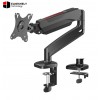 Redragon Ombra GMK914 Single Gas Spring Monitor Arm – Fully Adjustable Desk Mount for 13–32 Inch Monitors