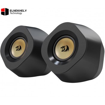 Redragon GS590 Wireless RGB Desktop Speakers – Bluetooth, AUX & USB Modes, Stereo Sound, Compact Design Redragon GS590 Wireless RGB Desktop Speakers – Bluetooth, AUX & USB Modes, Stereo Sound, Compact Design