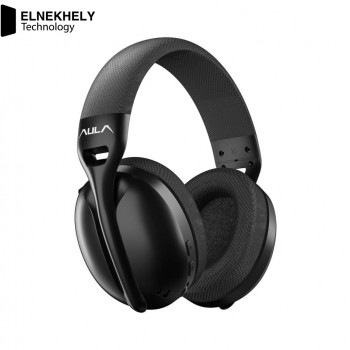 AULA S6 Tri-Mode Wireless Gaming Headset (40mm Drivers / Bluetooth 5.3) - Black