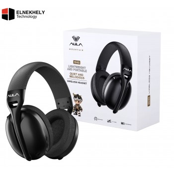 AULA S6 Tri-Mode Wireless Gaming Headset (40mm Drivers / Bluetooth 5.3) - Black