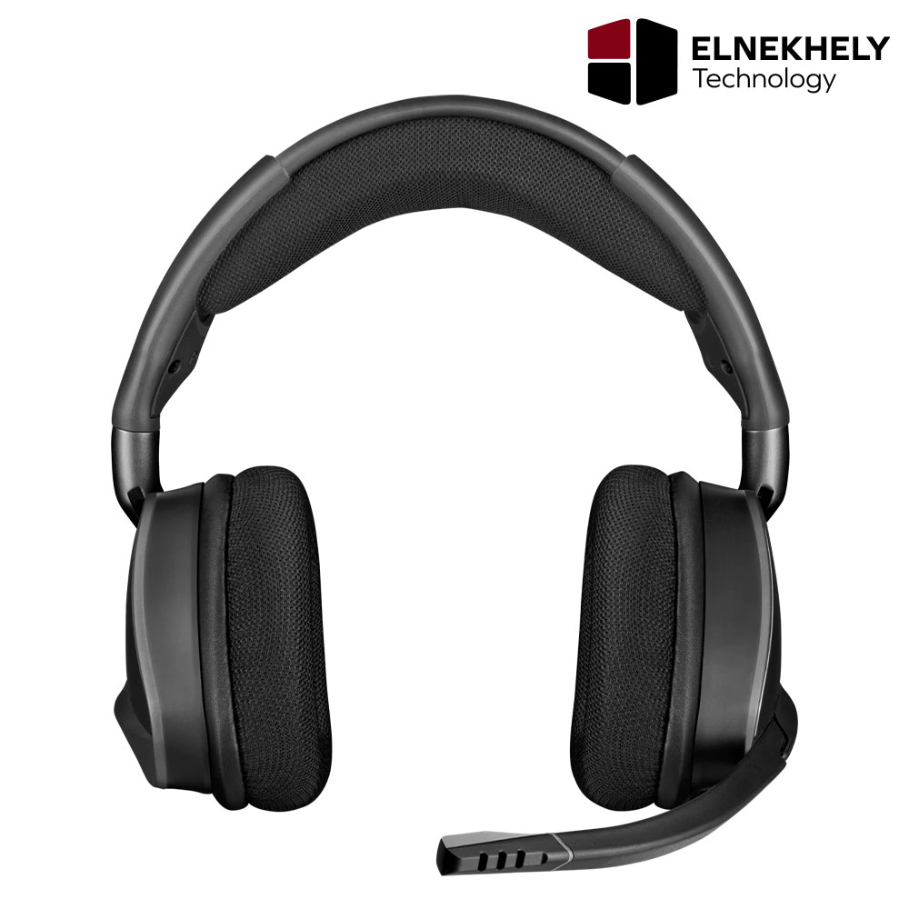 Corsair VOID RGB ELITE Wireless Carbon Virtual 7.1 Surround Premium ...