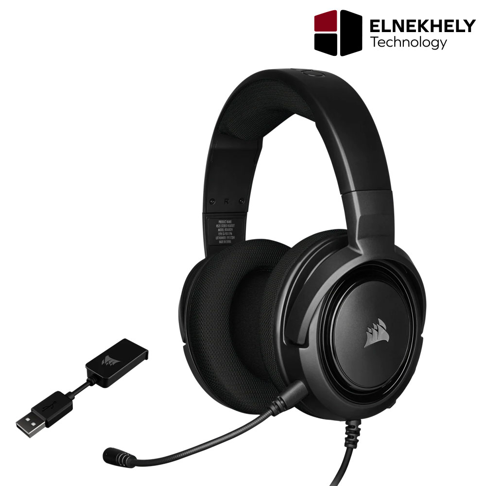 Corsair HS45 Carbon Virtual 7.1 Surround Gaming Headset - CA-9011220-NA