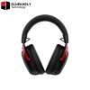 HP HyperX Cloud III S Wireless Gaming Headset – 53mm Angled Drivers, Memory Foam & Premium Leatherette, Electret Condenser Microphone, Black/Red | A59Z0AA