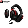 HP HyperX Cloud III S Wireless Gaming Headset – 53mm Angled Drivers, Memory Foam & Premium Leatherette, Electret Condenser Microphone, Black/Red | A59Z0AA