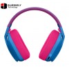 Logitech G435 LIGHTSPEED Wireless Gaming Headset – Bluetooth & 2.4GHz Connectivity, Ultra-Lightweight Over-Ear Design, Dual Beamforming Mics, 18H Battery Life – Blue & Pink