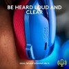 Logitech G435 LIGHTSPEED Wireless Gaming Headset – Bluetooth & 2.4GHz Connectivity, Ultra-Lightweight Over-Ear Design, Dual Beamforming Mics, 18H Battery Life – Blue & Pink