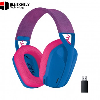 Logitech G435 LIGHTSPEED Wireless Gaming Headset – Bluetooth & 2.4GHz Connectivity, Ultra-Lightweight Over-Ear Design, Dual Beamforming Mics, 18H Battery Life – Blue & Pink