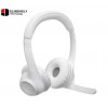 Logitech Zone 300 Wireless Headset – Off-White, Lightweight On-Ear Headphones with Noise-Canceling Microphone