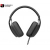 Logitech Zone Vibe 100 Graphite Bluetooth Headset – Lightweight On-Ear Headphones with Noise-Canceling Microphone