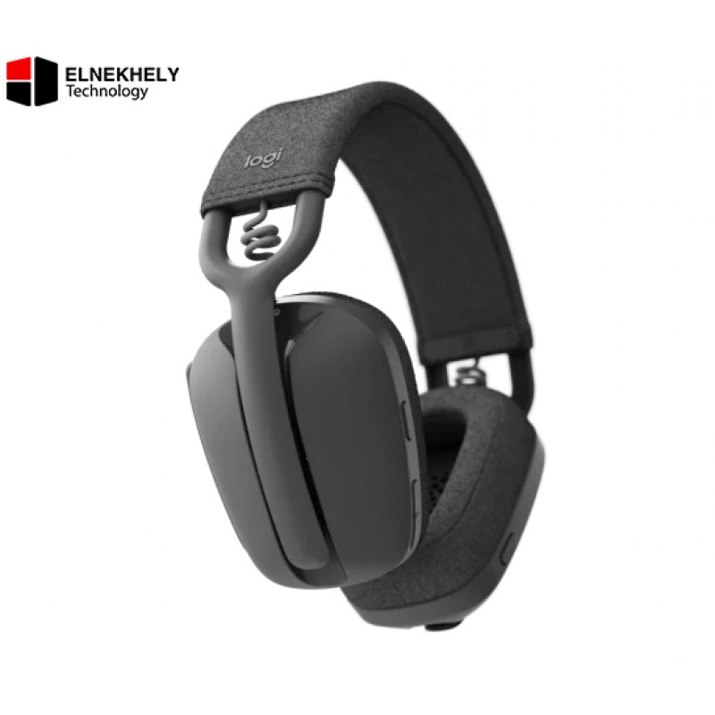 Logitech Zone Vibe 100 Graphite Bluetooth Headset – Lightweight On-Ear Headphones with Noise-Canceling Microphone