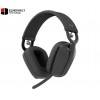Logitech Zone Vibe 100 Graphite Bluetooth Headset – Lightweight On-Ear Headphones with Noise-Canceling Microphone