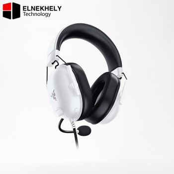 Razer BlackShark V2 X RZ04-03240700-R3M1 Multi-Platform Wired Esports Headset, White – 7.1 Surround Sound, 3.5mm Jack, Lightweight – for PC, PS4, Xbox, Switch