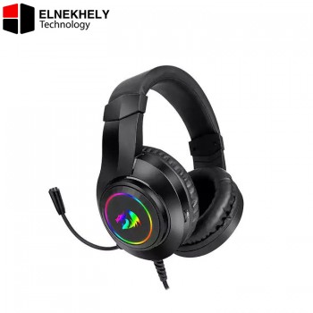 Redragon HYLAS H260 RGB Gaming Headset – 50mm Neodymium Drivers, Noise-Cancelling Mic, Multi-Platform, Black