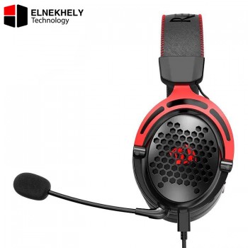 Redragon H386 Diomedes Wired Gaming Headset – 7.1 Surround Sound, 53mm Drivers, Detachable Mic, Multi-Platform - Black