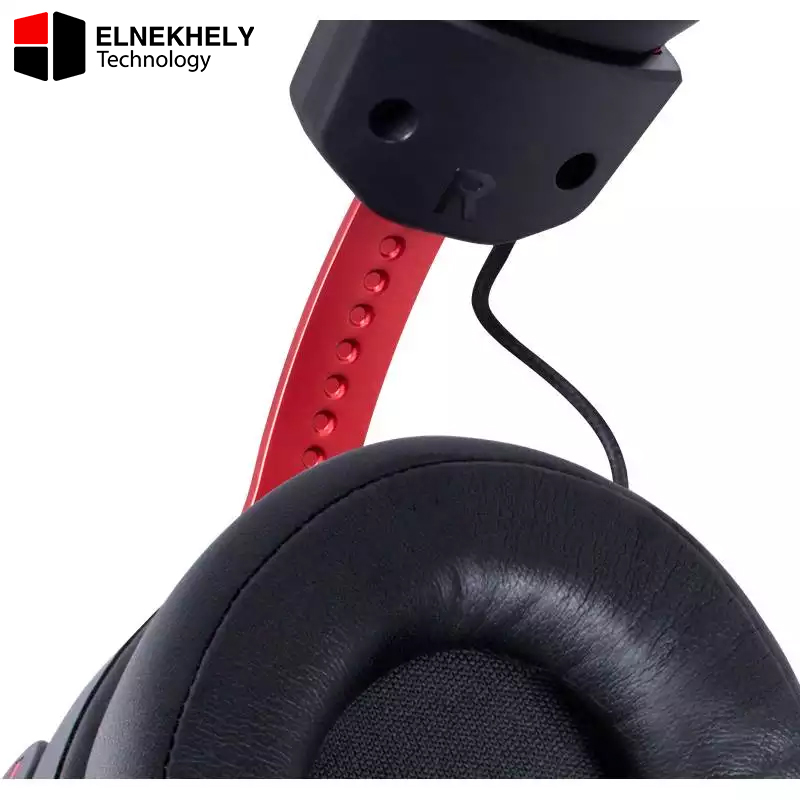Redragon H386 Diomedes Wired Gaming Headset – 7.1 Surround Sound, 53mm Drivers, Detachable Mic, Multi-Platform - Black