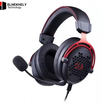 Redragon H386 Diomedes Wired Gaming Headset – 7.1 Surround Sound, 53mm Drivers, Detachable Mic, Multi-Platform - Black