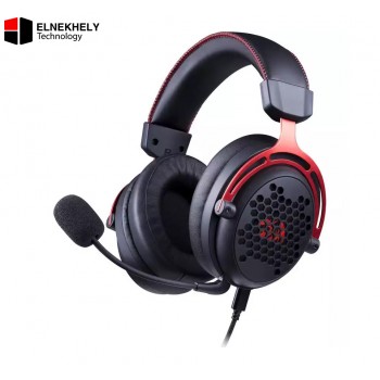 Redragon H386 Diomedes Wired Gaming Headset – 7.1 Surround Sound, 53mm Drivers, Detachable Mic, Multi-Platform - Black