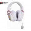 Redragon H510 Zeus-X RGB Wired Headset – White, 7.1 Surround Sound, 53mm Audio Drivers, Memory Foam Ear Pads, Durable Fabric Design, USB Powered, Multi-Platform Support (PC / PS4 / Nintendo Switch)