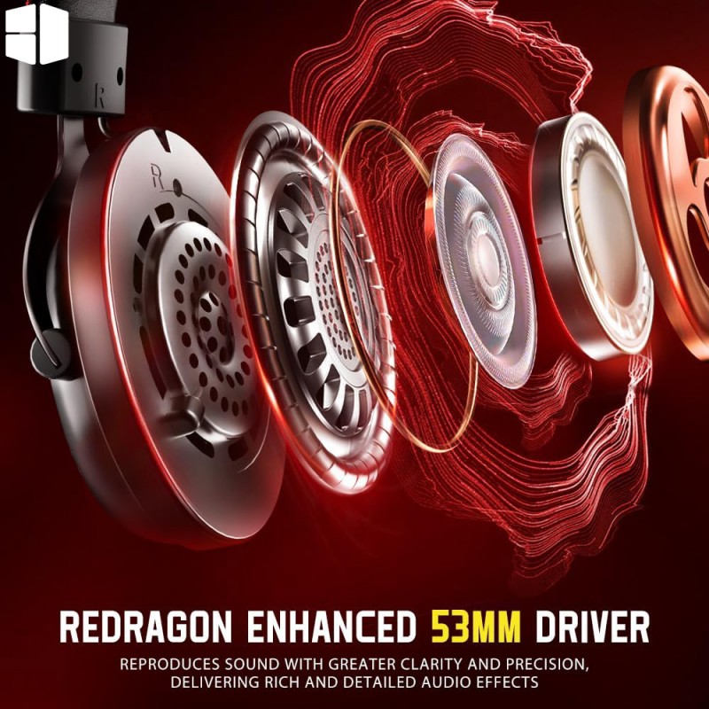 Redragon Luna H540 Pro Wired Gaming Headset