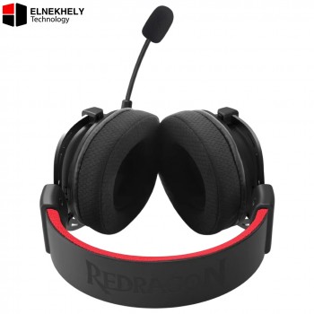 REDRAGON Cragblade H541 Pro Wired Gaming Headset – 53mm Drivers, Over-Ear Design, Detachable Mic