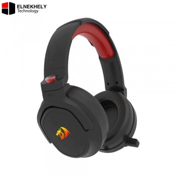 Redragon Nomen H838 2.4GHz 7.1 Wireless Gaming Headset (Black) – 50mm Drivers, Retractable Mic, LED Backlight