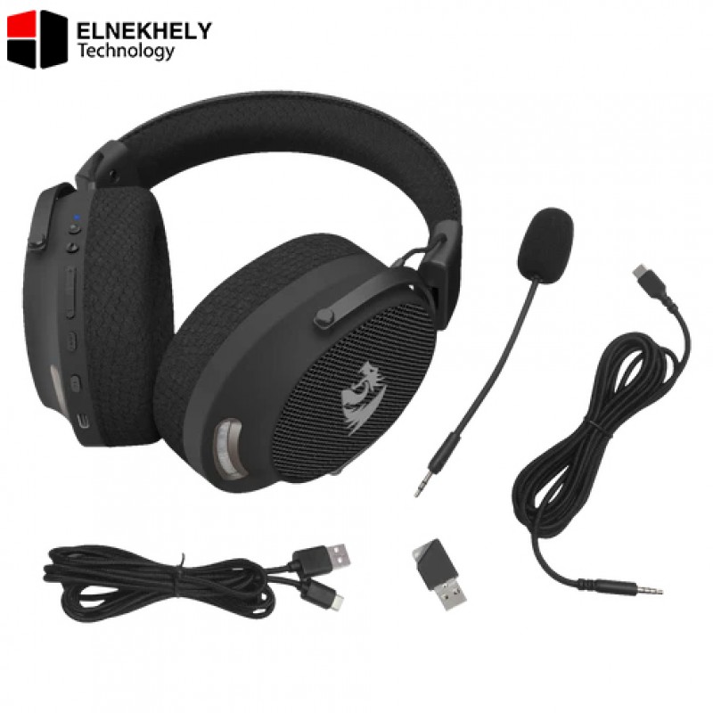 Redragon H858 Arrow Pro Carbon 3-Mode Wireless Gaming Headset