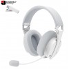 Redragon H888 White Wireless Gaming Headset – 7.1 Surround Sound