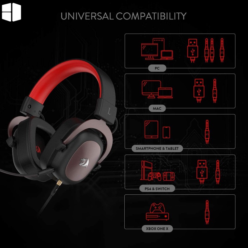Redragon Zeus H510-FB Wired Gaming Headset