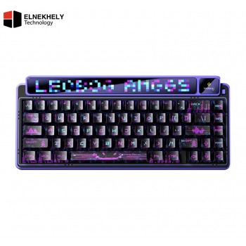 AULA LEOBOG AMG65 Tri-Mode Wireless Mechanical Keyboard (TFT Screen / 65% Hot-Swap) - Black