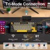 AULA L99 Tri-Mode Wireless Mechanical Keyboard (Raindrop Switches / 3.98" IPS Touchscreen / 75% Hot-Swap) - Grey & Yellow AULA L99 Tri-Mode Wireless Mechanical Keyboard (Raindrop Switches / 3.98" IPS Touchscreen / 75% Hot-Swap) - Grey & Yellow