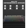 AULA F75 Tri-Mode Wireless Mechanical Keyboard (Reaper Switch / 75% Hot-Swap) - Gradient Grey
