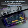 AULA F75 Tri-Mode Wireless Mechanical Keyboard (Reaper Switches / 75% Hot-Swap / 4000mAh) - Thunder Black