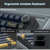AULA F75 Tri-Mode Wireless Mechanical Keyboard (Reaper Switches / 75% Hot-Swap / 4000mAh) - Thunder Black