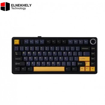 AULA F75 Tri-Mode Wireless Mechanical Keyboard (Reaper Switches / 75% Hot-Swap / 4000mAh) - Thunder Black