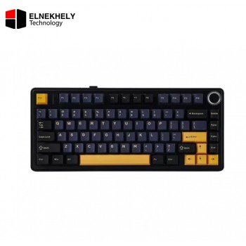 AULA F75 Tri-Mode Wireless Mechanical Keyboard (Reaper Switches / 75% Hot-Swap / 4000mAh) - Thunder Black