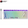 AULA HERO 68 HE Magnetic Switches Wired Gaming Keyboard (Silver Switch / 8K Polling Rate / Rapid Trigger) - Transparent White AULA HERO 68 HE Magnetic Switches Wired Gaming Keyboard (Silver Switch / 8K Polling Rate / Rapid Trigger) - Transparent White