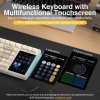 AULA L99 Tri-Mode Wireless Mechanical Keyboard (Caramel Latte Switches / 3.98" IPS Touchscreen / 75% Hot-Swap) - Latte Brown