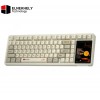 AULA L99 Tri-Mode Wireless Mechanical Keyboard (Caramel Latte Switches / 3.98" IPS Touchscreen / 75% Hot-Swap) - Latte Brown
