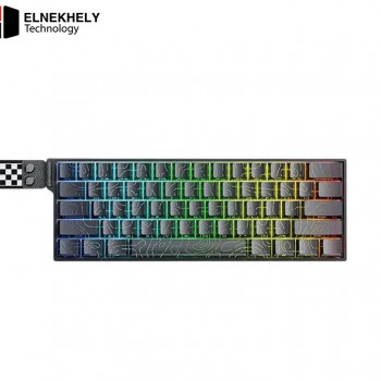 AULA MINI60 HE MAX Tri-Mode Magnetic Switches Gaming Keyboard (Spiritcloud SW / 8K Polling Rate / Rapid Trigger) - Black Contour