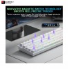 AULA MINI60 HE PRO Tri-Mode Magnetic Switches Gaming Keyboard (8K Polling Rate / Rapid Trigger) - White