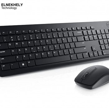 Dell KM3322W Wireless Keyboard and Mouse Combo – Full-Size US English Layout, 2.4GHz Wireless Connection, Long Battery Life, Comfortable & Durable Design – Black