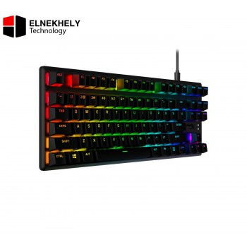 HyperX Alloy Origins Core PBT HX Red Gaming Keyboard – Red Switch, Mechanical, Compact Tenkeyless Design, Durable PBT Keycaps, RGB Backlighting, Anti-Ghosting, Fast Response for PC & Console