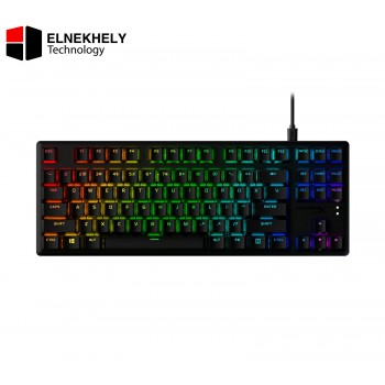 HyperX Alloy Origins Core PBT HX Red Gaming Keyboard – Red Switch, Mechanical, Compact Tenkeyless Design, Durable PBT Keycaps, RGB Backlighting, Anti-Ghosting, Fast Response for PC & Console