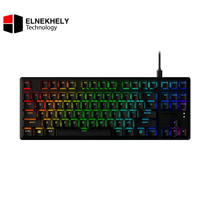 HyperX Alloy Origins Core PBT HX Red Gaming Keyboard – Red Switch, Mechanical, Compact Tenkeyless Design, Durable PBT Keycaps, RGB Backlighting, Anti-Ghosting, Fast Response for PC & Console HyperX Alloy Origins Core PBT HX Red Gaming Keyboard – Red Switch, Mechanical, Compact Tenkeyless Design, Durable PBT Keycaps, RGB Backlighting, Anti-Ghosting, Fast Response for PC & Console