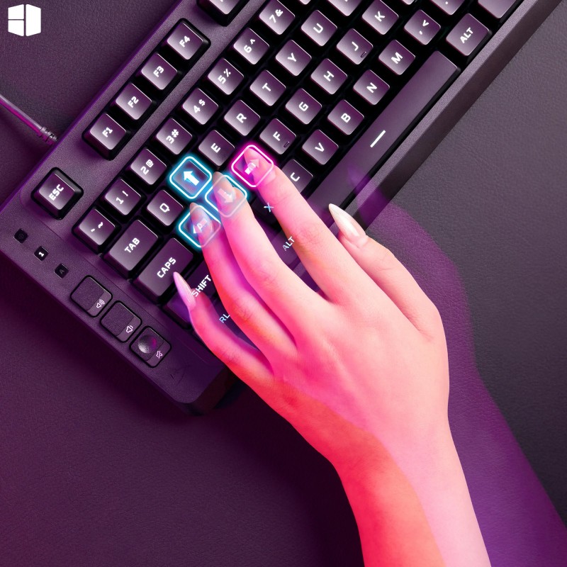 HyperX Eve 1800 RGB Gaming Keyboard - 1800 Compact Layout