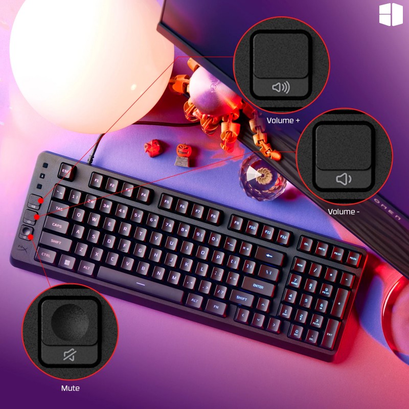 HyperX Eve 1800 RGB Gaming Keyboard - 1800 Compact Layout