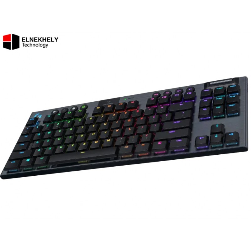 Logitech G915 TKL LIGHTSPEED Wireless RGB Mechanical Gaming Keyboard – Tenkeyless Low-Profile GL Switches, LIGHTSYNC RGB, Ultra-Thin Aluminum Design, Bluetooth & USB, Long Battery Life for PC & Mac